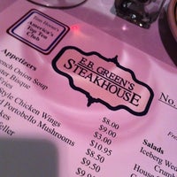 Photo taken at EB Green&amp;#39;s Steakhouse by Yuri B. on 8/28/2011