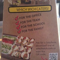 Photo taken at Which Wich? Superior Sandwiches by Mahmood A. on 2/23/2012