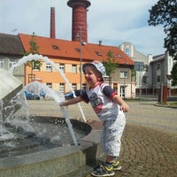 Photo taken at Dobrovice by Miki 0. on 5/27/2012