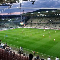 Photo taken at Gerhard Hanappi Stadium by Markus on 8/9/2012
