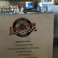 Photo taken at Landre&amp;#39;s Sports Bar and Grill by Evan T. on 4/14/2012
