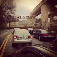 Photo taken at Dekalb Ave Railroad Crossing by Alex H. on 3/3/2012