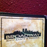Photo taken at Broadway Ristorante &amp;amp; Pizzeria by John B. on 8/17/2012