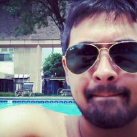 Photo taken at Riley Towers Pool by Thomas H. on 6/24/2012