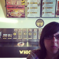 Photo taken at Which Wich? Superior Sandwiches by Fabian M. on 4/5/2012