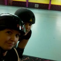 Photo taken at Looney&amp;#39;s Super Skate by Felicia H. on 4/12/2012