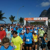 Photo taken at XVI Meia Maratona Internacional do Rio de Janeiro 2012 by Luciano S. on 8/19/2012