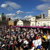 Photo taken at London 2012 Horse Guards Parade by sherahViVa™ on 8/16/2012