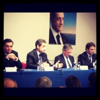 Photo taken at Espace Moncassin by Nicolas Sarkozy on 2/23/2012