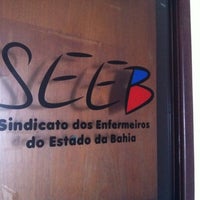 Photo taken at Sindicato Dos Enfermeiros Da Bahia by Adriana B. on 7/7/2012