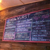Photo taken at The Wurst Place by David R. on 4/25/2012