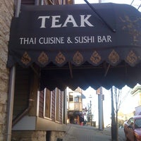 Foto diambil di Teak Thai Cuisine &amp;amp; Sushi Bar oleh TheLastDon154 pada 3/10/2012