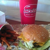 Photo taken at MOOYAH Burgers, Fries &amp;amp; Shakes by Sheila H. on 4/9/2012
