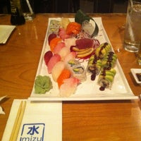 Photo taken at Mizu Japanese Steakhouse by Andrew S. on 8/25/2012