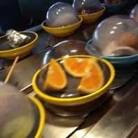 Photo taken at Okiru Running Sushi by Bettina on 7/30/2012