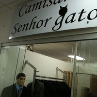Photo taken at Camisaria Sr. Gato - Galeria Vila Das Mercês by Ricardo A. on 3/22/2012
