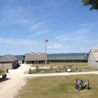 Details about   Fort Michilimackinac   Interior View 4 Buildings   Mackinaw City  MI   Postcard 