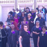 Photo taken at Brookins Community AME Church by Raven T. on 6/3/2012