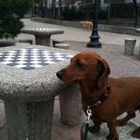Photo taken at Buddhist Temple Dog Park by Christy W. on 3/7/2012