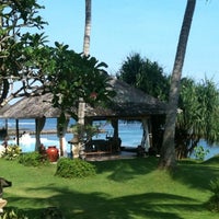 Photo taken at Lotus Bungalows Candidasa Hotel Bali by Anke v. on 5/4/2012