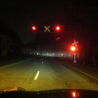 Photo taken at Dekalb Ave Railroad Crossing by Grayson on 3/2/2012
