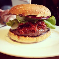 Photo taken at Gourmet Burger Kitchen by Sai V. on 8/30/2012