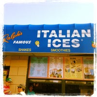 Photo taken at Ralphs Famous Italian Ices by Chris C. on 5/28/2012