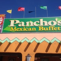 Photo taken at Pancho&amp;#39;s Mexican Buffet by Brad S. on 3/26/2012