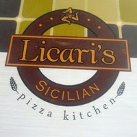 Photo taken at Licari&amp;#39;s SicilianPizza Kitchen by Paul M. on 8/25/2012