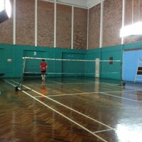 Photo taken at Chuan Cheun Badminton Court by Icing C. on 4/5/2012