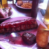 Photo taken at Farmer&amp;#39;s Steakhouse by Emre on 8/15/2012