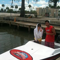 Photo taken at Tampa Speedboat Adventures by Jina P. on 7/14/2012
