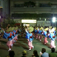 Photo taken at 高円寺阿波踊り中央演舞場 by keita on 8/26/2012