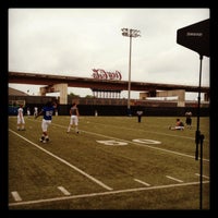 Photo taken at GSU Football Practice Facility by Blue H. on 3/31/2012