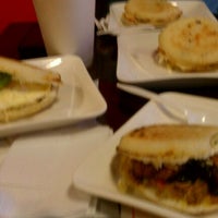 Photo taken at Shachi&amp;#39;s Arepas To Go by Stan K. on 3/19/2012