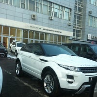 Photo taken at &amp;quot;АВТОГРАД плюс&amp;quot; Официальный дилер Jaguar Land Rover by Lena Z. on 3/5/2012