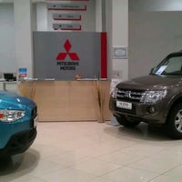 Photo taken at Mitsubishi&amp;amp;Huyndai by Виктор Авсеенко on 3/5/2012