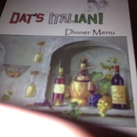 Photo prise au Dat&amp;#39;s Italian! par Bradley I. le3/31/2012