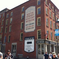 Photo taken at South Street Seaport Museum by Maia on 5/18/2012