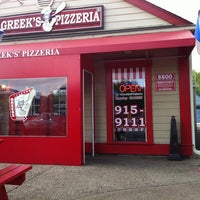Photo taken at Greek&amp;#39;s Pizzeria by Cyndi H. on 7/20/2012