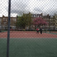 Photo taken at Kilburn Grange Park Tennis Courts by Ed B. on 4/12/2012