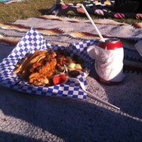 Photo taken at Meat The Greek Food Truck by Stephanie S. on 7/22/2012