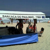 Photo taken at Barraca do Paulinho by Mauricio W. on 9/1/2012