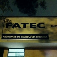 Photo taken at Fatec Ipiranga by Erick Leandro L. on 4/25/2012