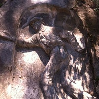 Photo taken at Horeshoe Pits Statue by John C. on 6/3/2012