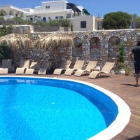 Photo taken at Aloni Hotel Paros by Diana K. on 6/13/2012