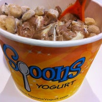 Photo taken at Spoons Yogurt - Central Station by Lisa P. on 8/13/2012