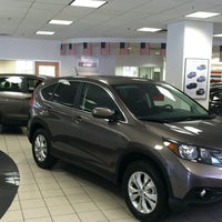 Photo taken at Herb Chambers Honda in Boston by Tylden D. on 2/22/2012