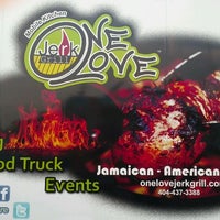 Photo taken at One Love Jerk Grill Mobile Kitchen by Marie W. on 5/25/2012