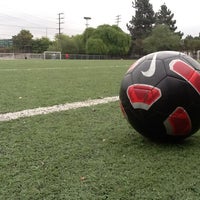 Photo taken at Griffith Park - Artificial Turf Soccer Field by Daniel L. on 3/17/2012